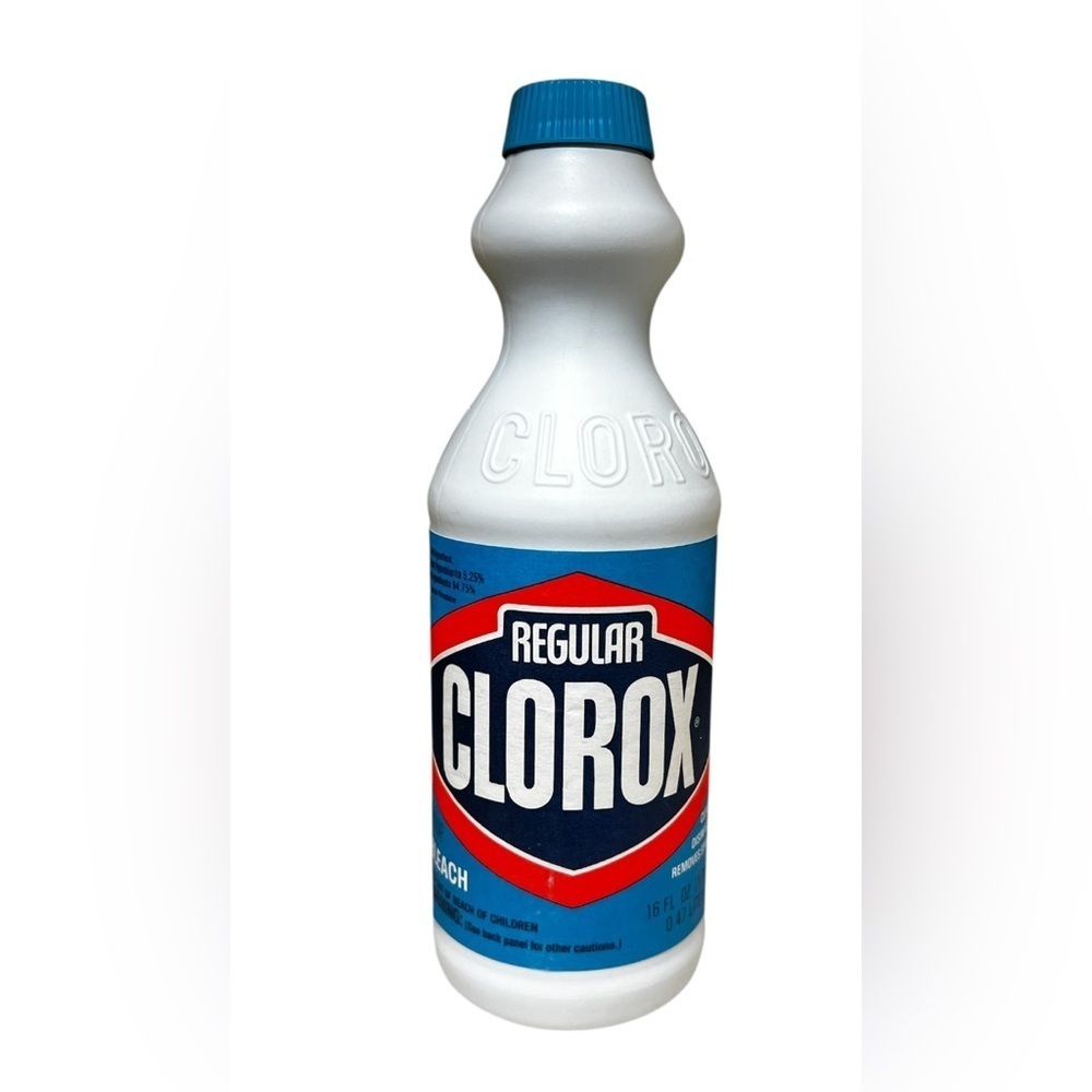 Vintage 1987 Regular Clorox Bleach Empty Bottle